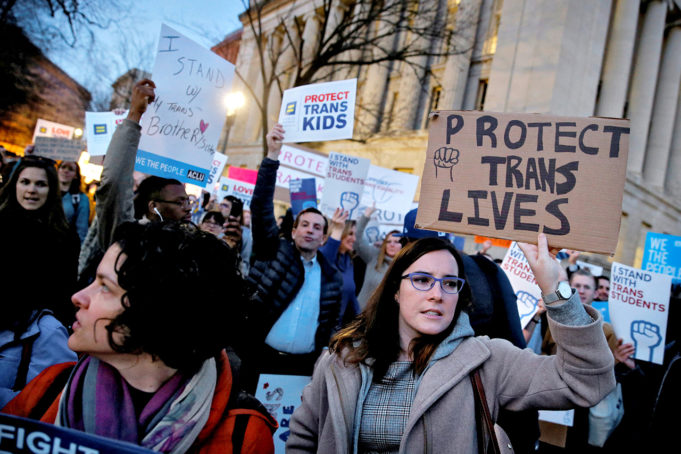 Backlash Begins Against Trump’s Repeal of Transgender Guidelines - Activists, politicians, corporations, and public figures are all speaking out against the Trump administration’s decision to repeal transgender guidelines for students.