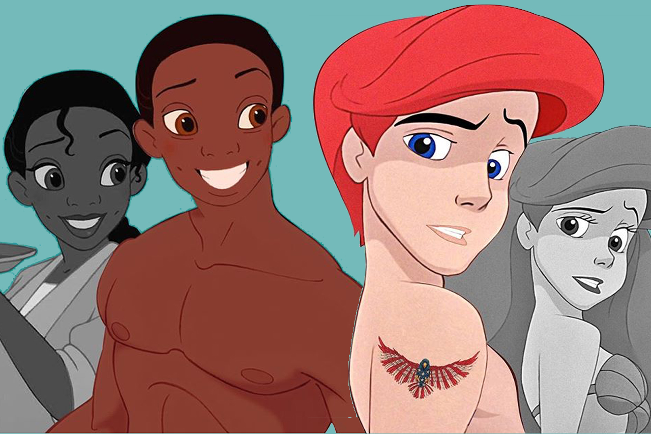 Artist Portrays Disney Characters as Transgender | Transgender Universe